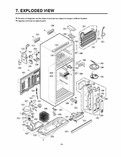 LG GR-482 LG GR-482 Exploded View